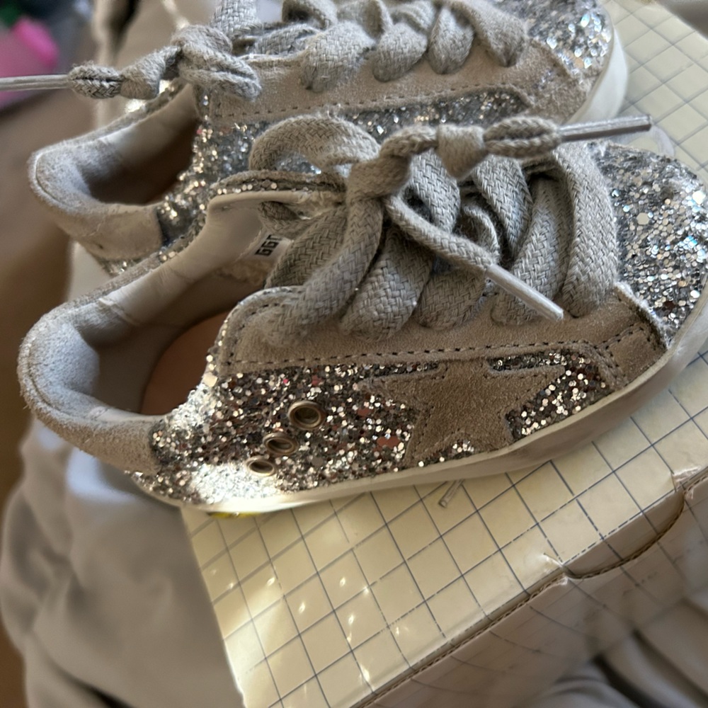 Golden Goose Superstar Sneakers silver Moon